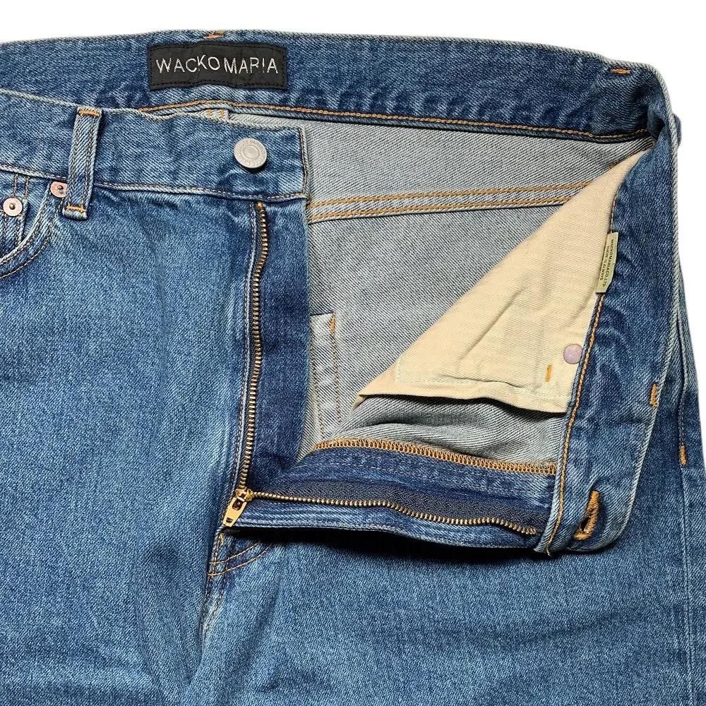 WACKOMARIA《ワコマリア》WASHED DENIM PANTS(24FW-WMP-PT01