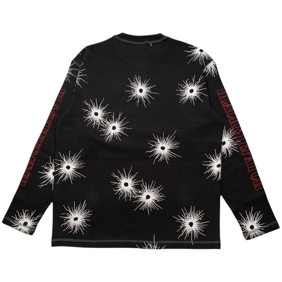 すぐ届く【BlackEyePatch】ヘンリーネック GUNSHOT STENCIL BlackEyePatch《ブラックアイパッチ》GUNSHOT STENCIL HENLEY