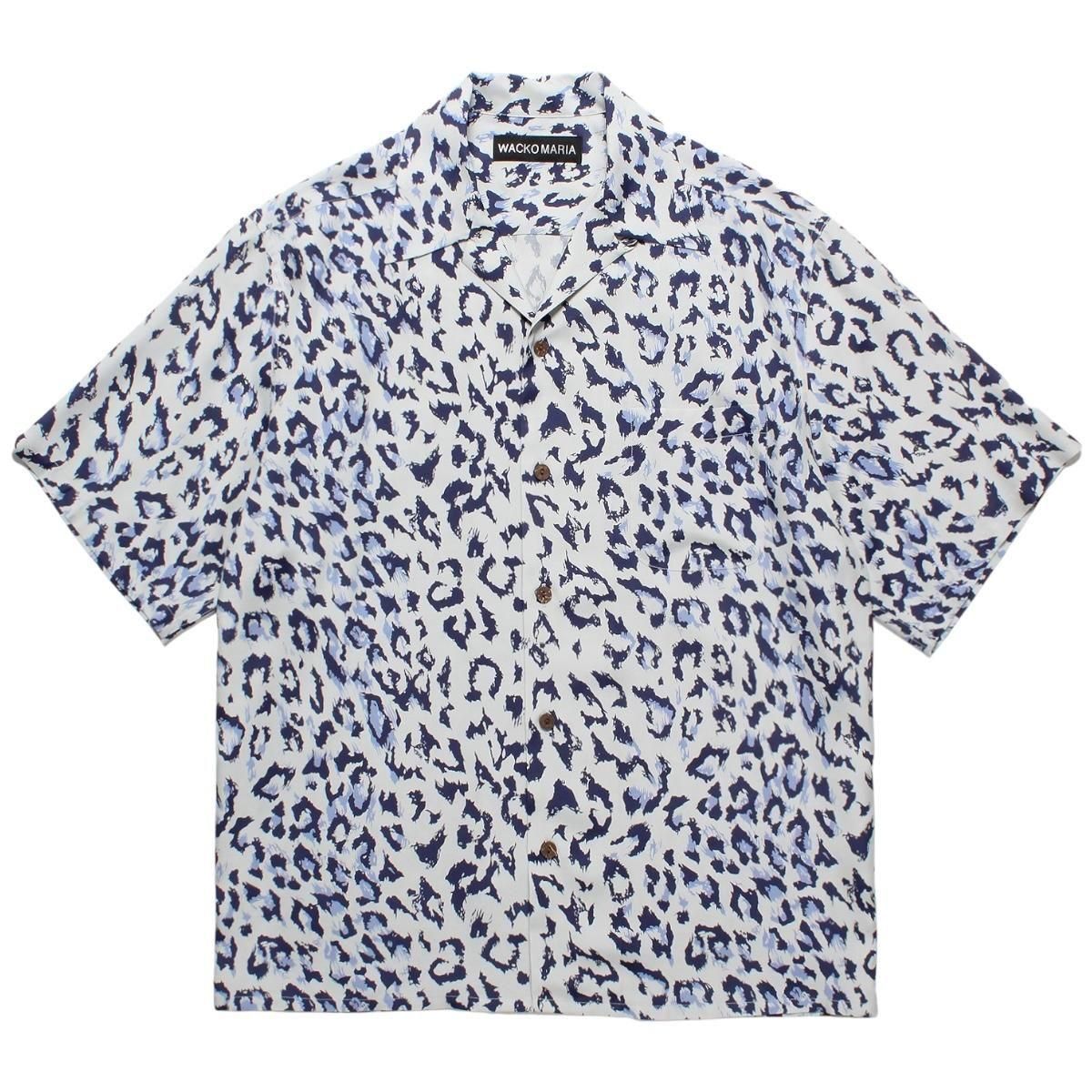 WACKOMARIA<BR>HAWAIIAN SHIRT S/S(TYPE-1)(GRAY)