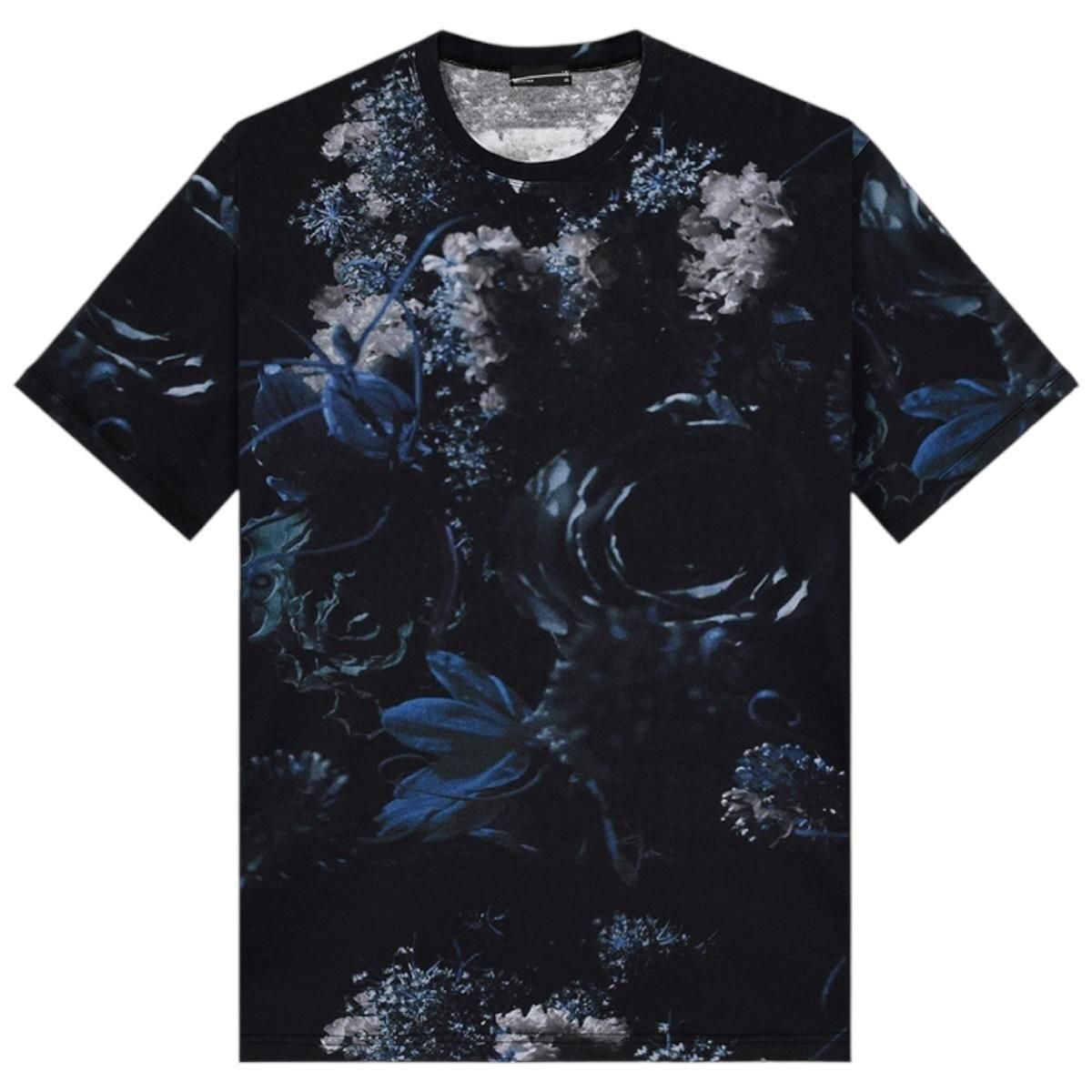 LAD MUSICIAN <BR>30/2 T-CLOTH INKJET MONE HANA BIG T-SHIRT