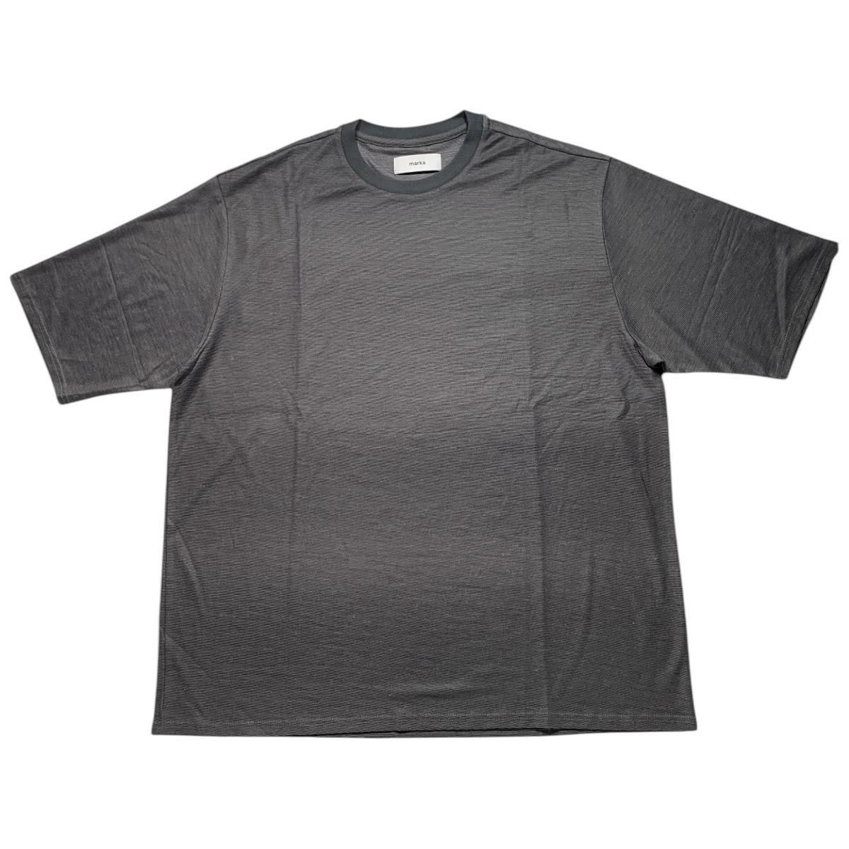 マーカ ニット BIG CREW-NECK angola sheep pile marka CUT/OFF CREW
