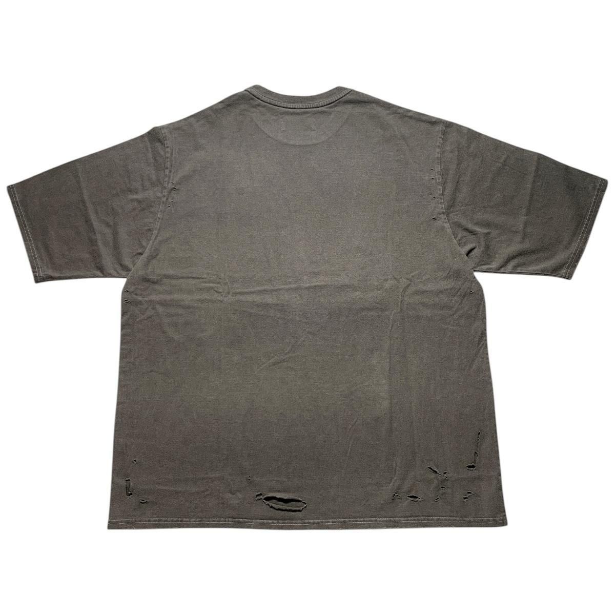 marka《マーカ》| CREW NECK DAMAGED TEE - 40/2 ORGANIC COTTON