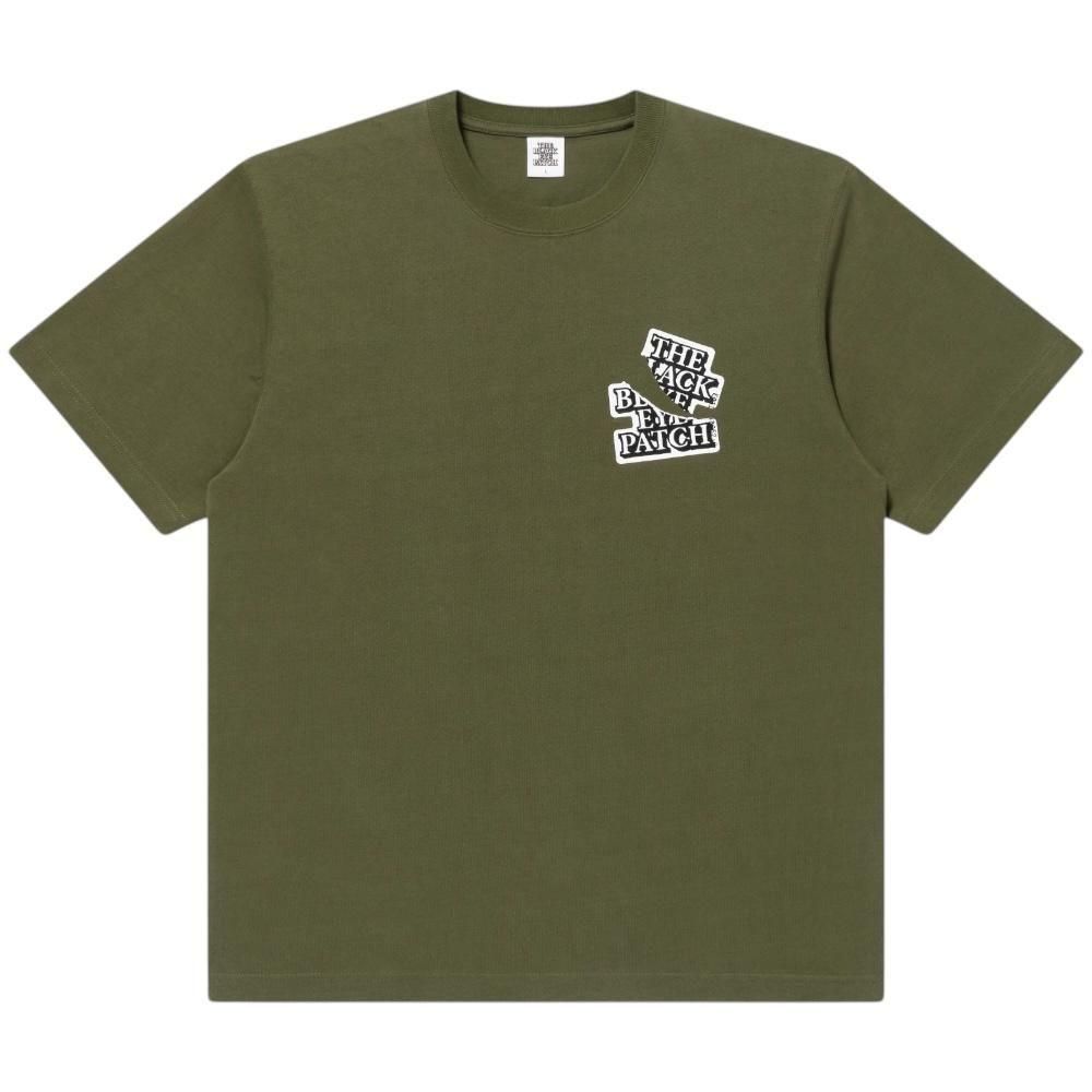 BlackEyePatch <BR>TORN OG LABEL TEE(OLIVE)