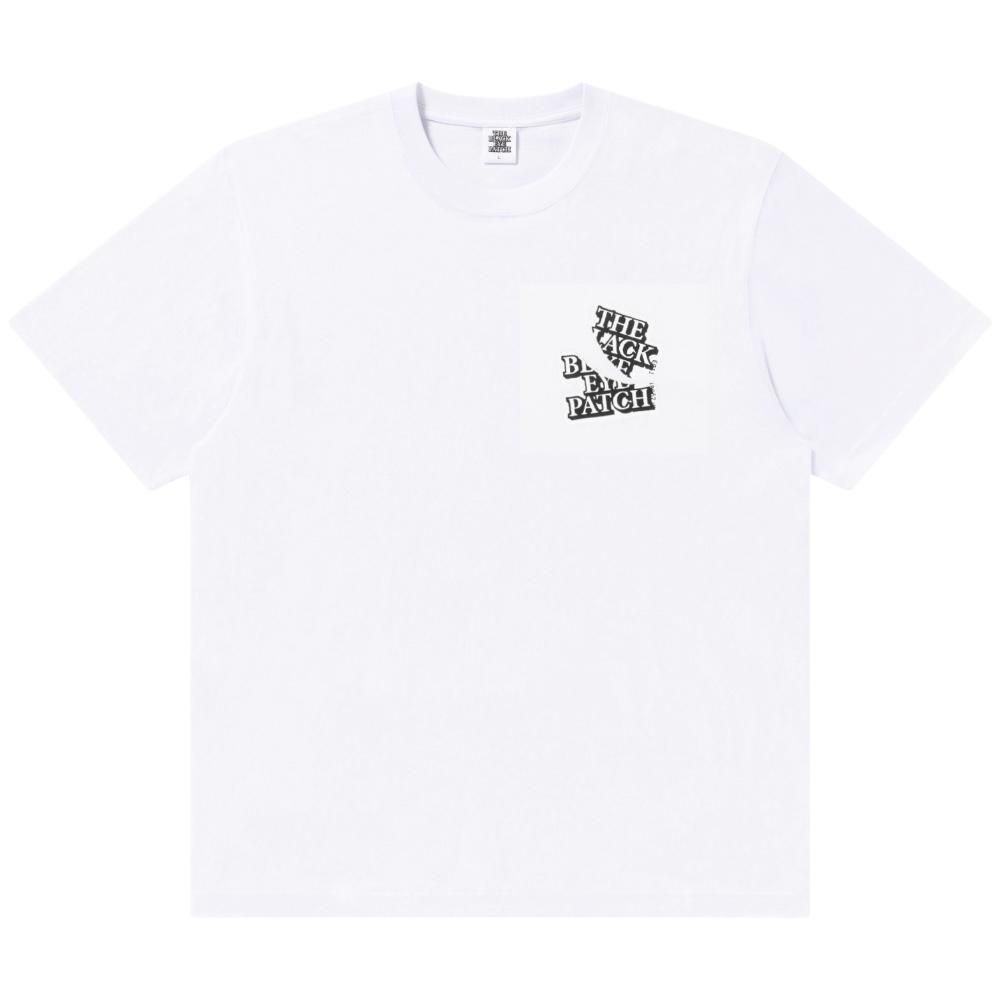 BlackEyePatch <BR>TORN OG LABEL TEE(WHITE)
