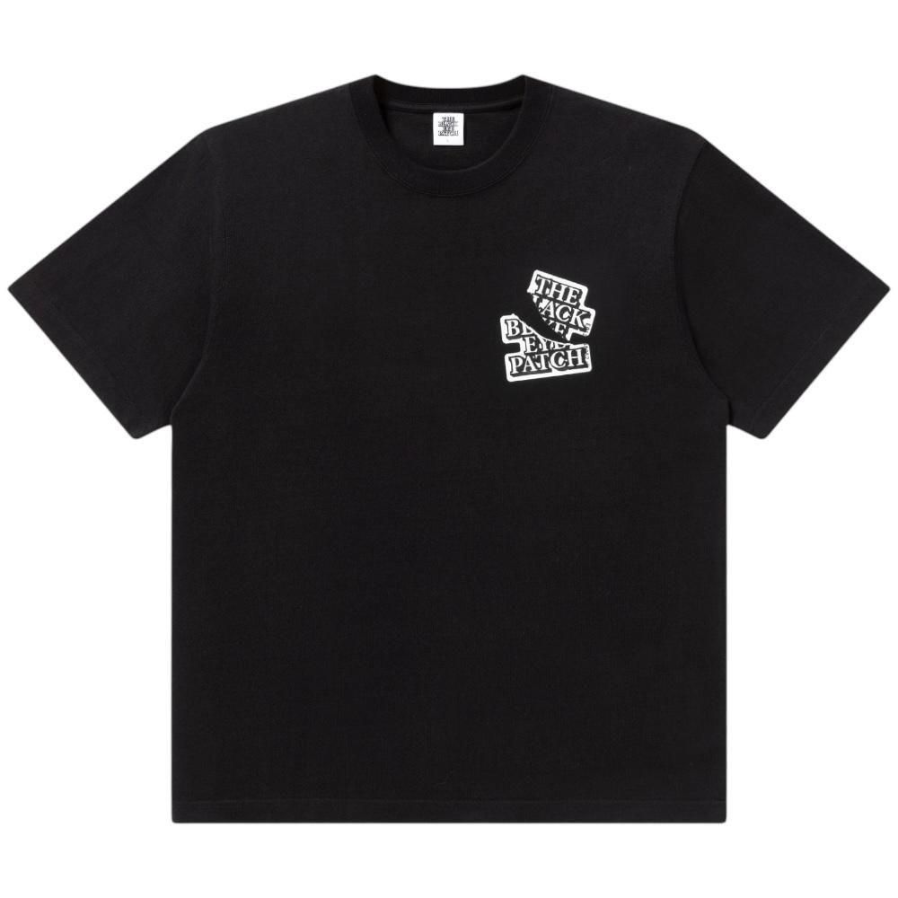 BlackEyePatch <BR>TORN OG LABEL TEE(BLACK)