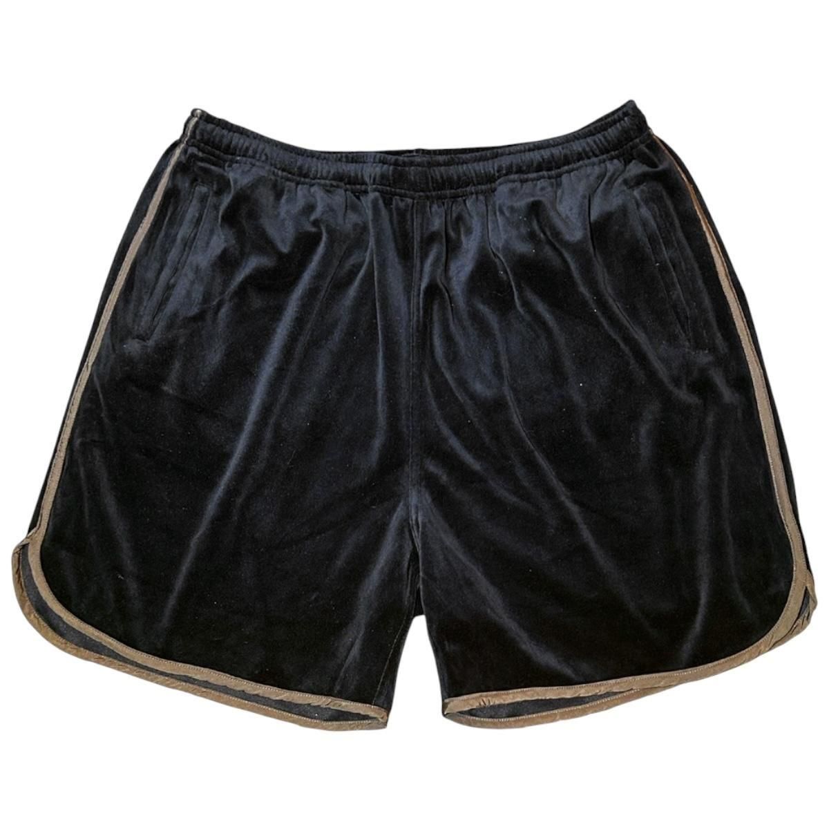 exodus<BR>VELOUR RESORT BAGGIE SHORTS(BLACKBROWN)