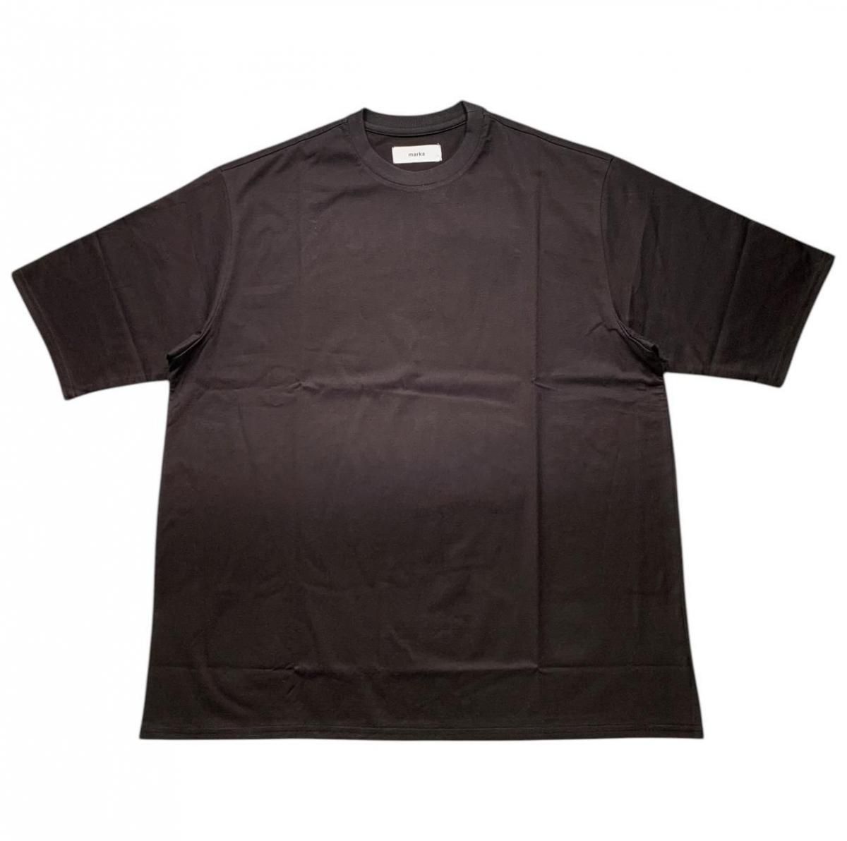 marka<BR>CREW NECK TEE - 40/2 ORGANIC COTTON KNIT -(CHARCOAL)