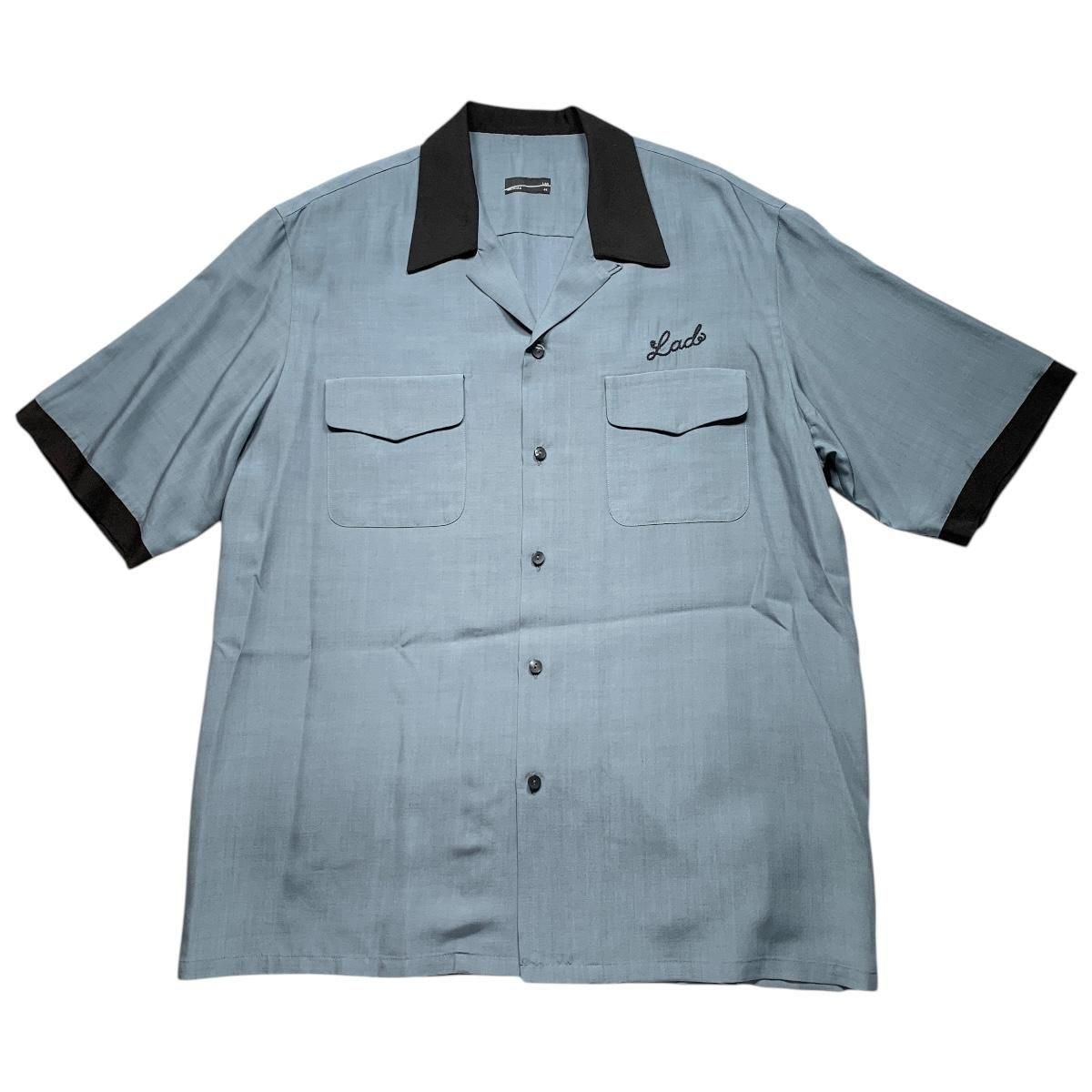 トップス LAD MUSICIAN SHORT SLEEVE BOWLING SHIRT LAD MUSICIAN《ラッドミュージシャン》TENCEL BRORD SHORT