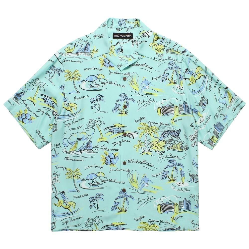 WACKOMARIA<BR>HAWAIIAN SHIRT S/S(TYPE-2)(MINT)
