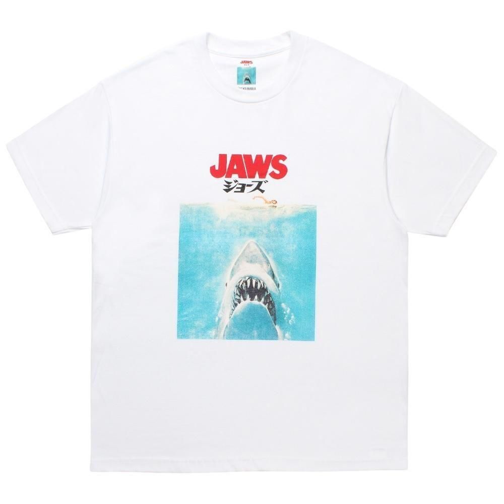 WACKOMARIA<BR>JAWS / CREW NECK T-SHIRT(WHITE)