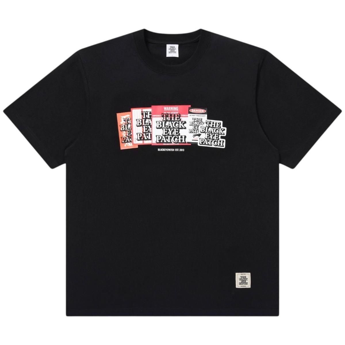 BlackEyePatch <BR>LABEL PACK TEE(BLACK)