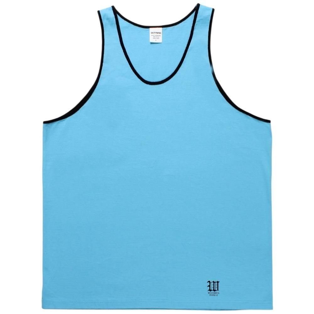 WACKOMARIA<BR>RINGER TANKTOP(TYPE-2)(BLUE)