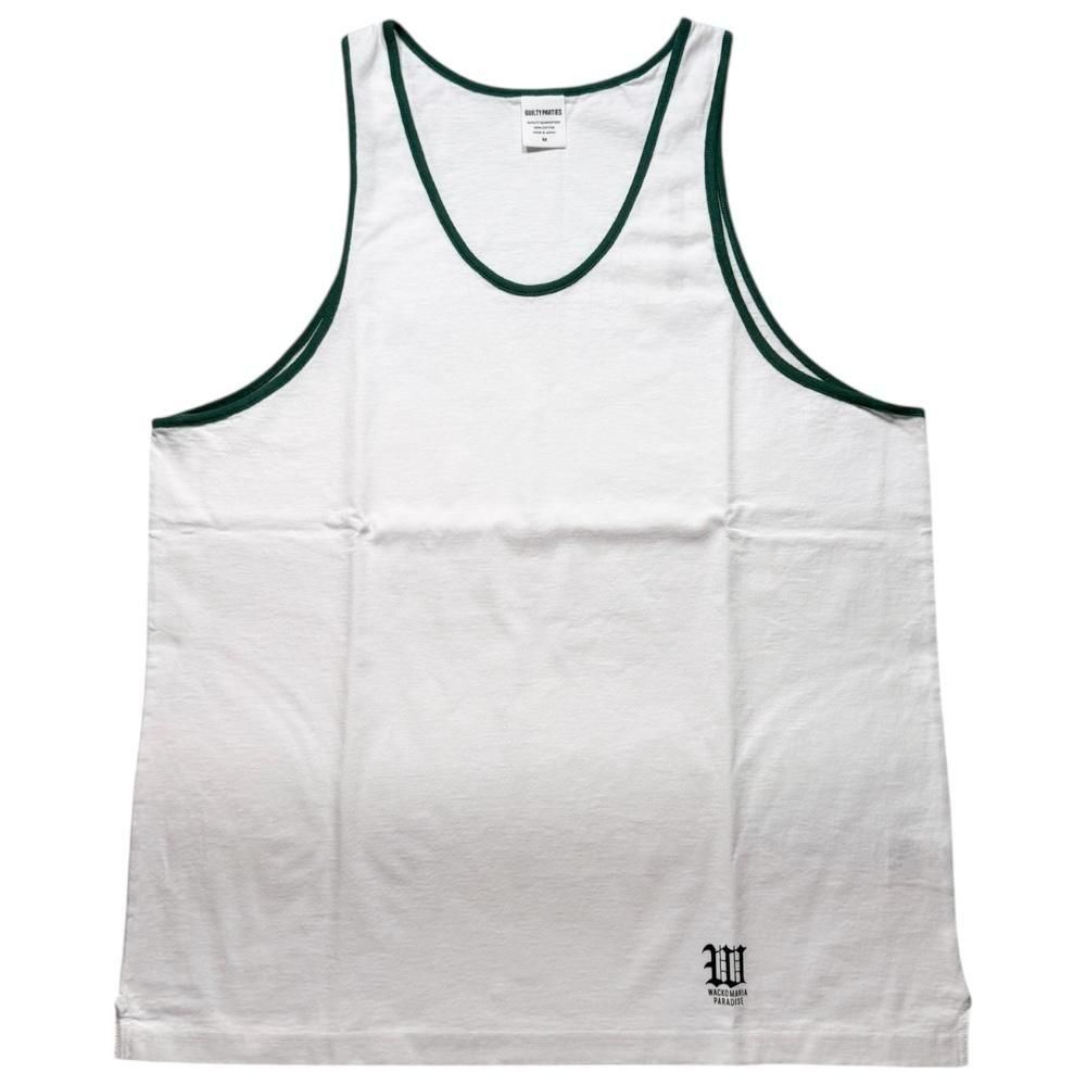 WACKOMARIA<BR>RINGER TANKTOP(TYPE-1)(WHITE)