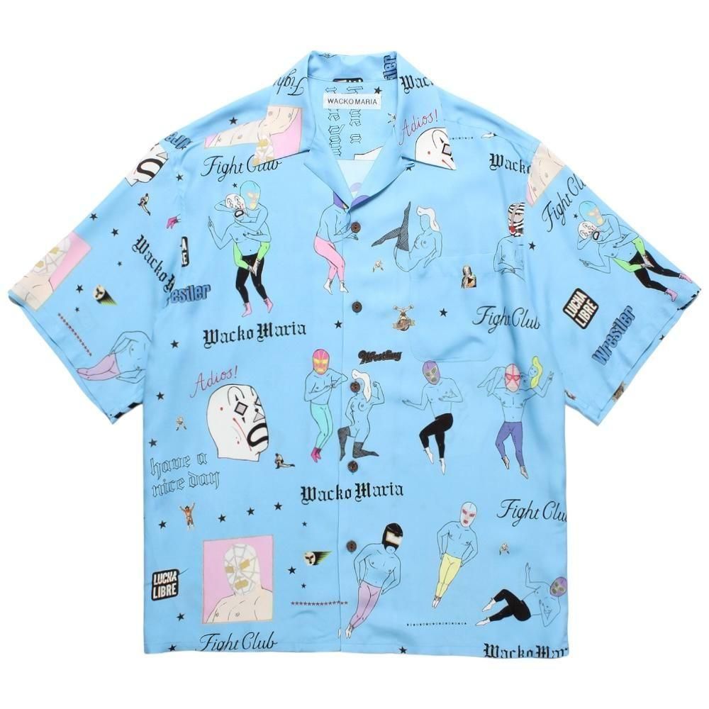 WACKOMARIA<BR>HAWAIIAN SHIRT S/S(TYPE-10)