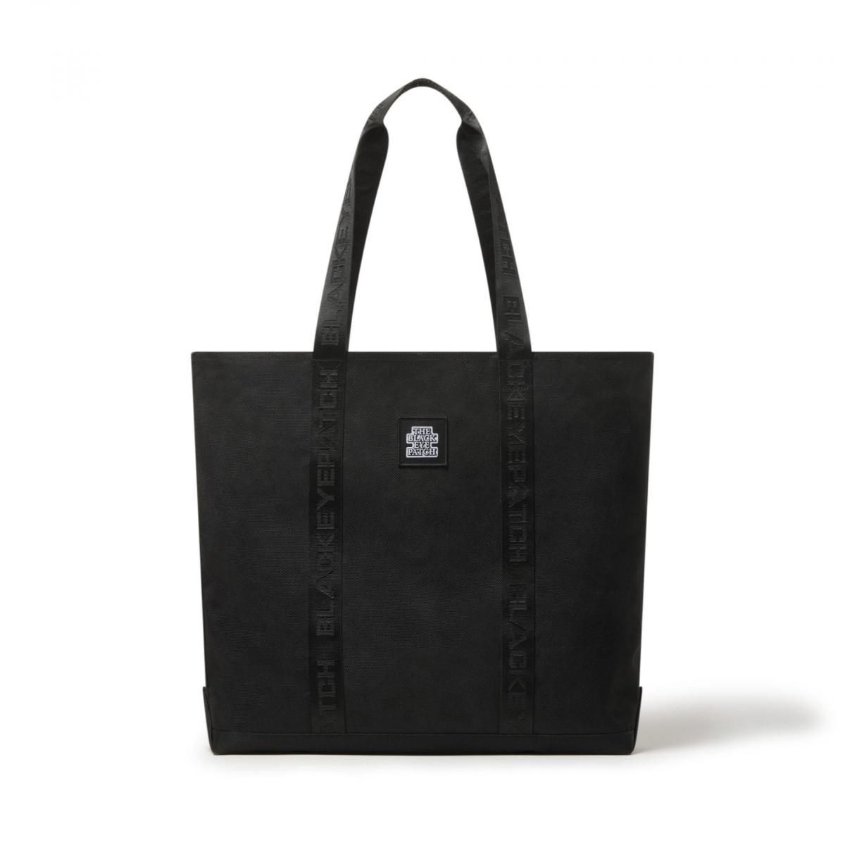 BlackEyePatch <BR>JACQUARD TAPED TOTE BAG
