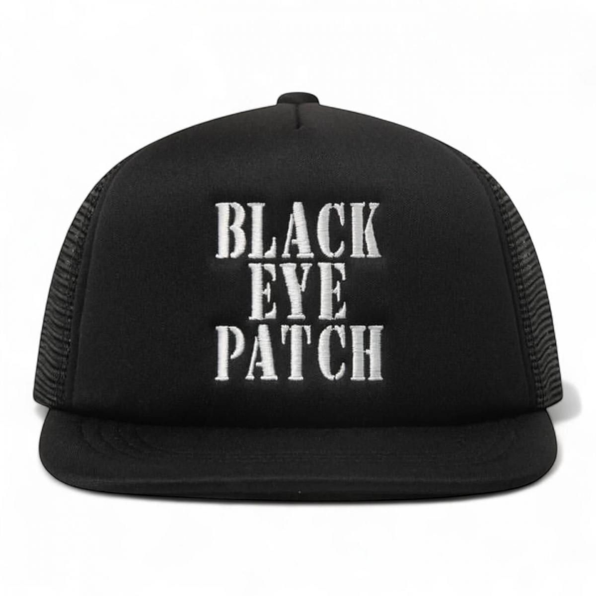 BlackEyePatch <BR>STENCIL LOGO MESH CAP