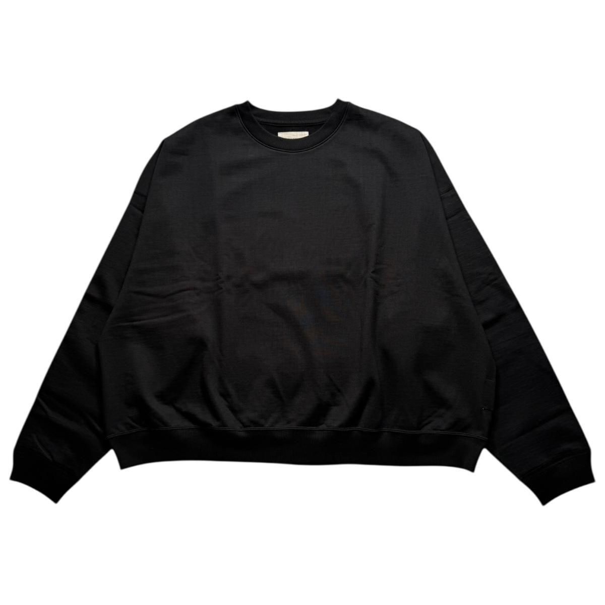 MARKAWARE <BR>HUGE SWEAT SHORT - ORGANIC COTTON HEAVY FLEECE -(BLACK)