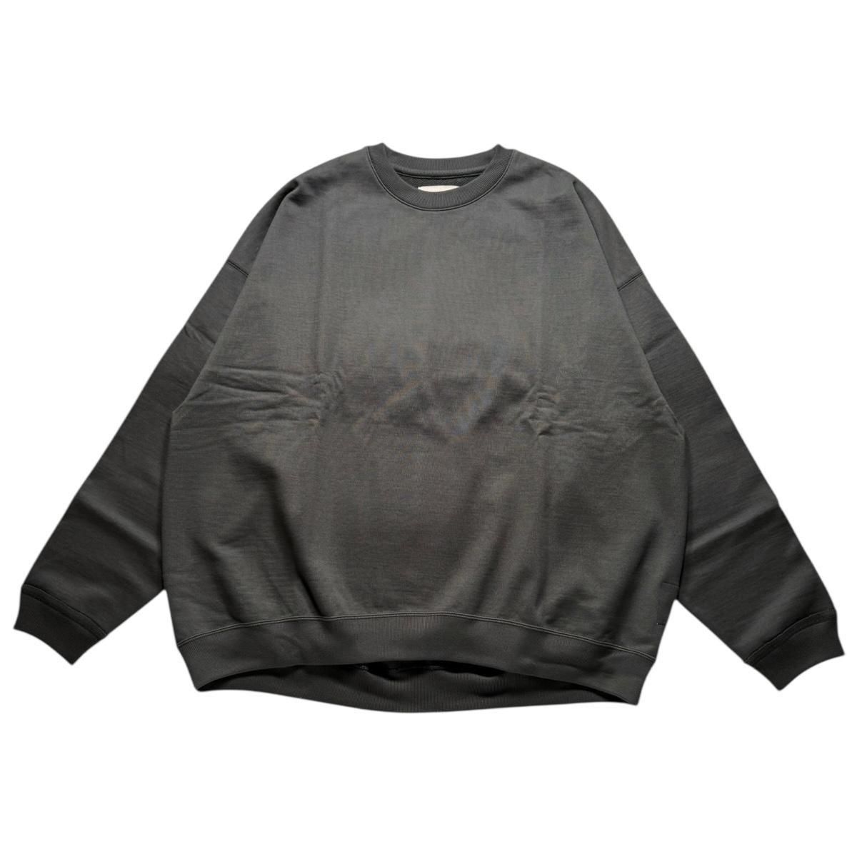 MARKAWARE <BR> HUGE SWEAT - ORGANIC COTTON HEAVY FLEECE -(FOREST GRAY)
