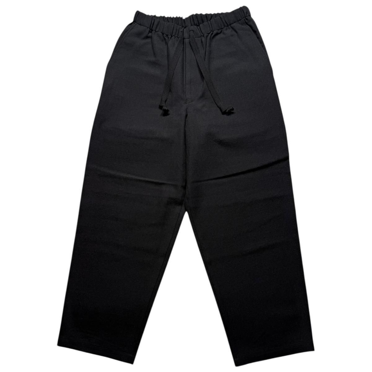 marka<BR>COCOON WIDE EASY PANTS - TUMBLED WOOL SERGE -
