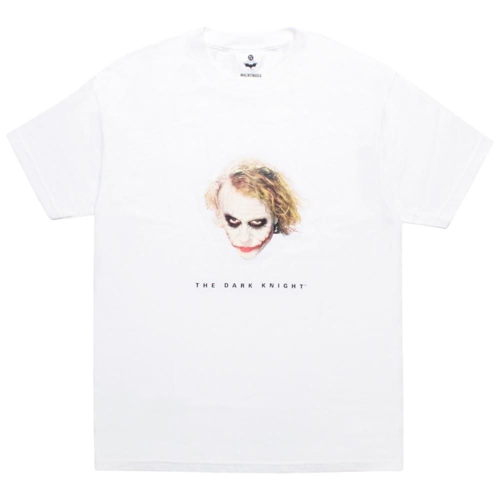 WACKOMARIA<BR>THE DARK KNIGHT TRILOGY / CREW NECK T-SHIRT(TYPE-2)(WHITE)