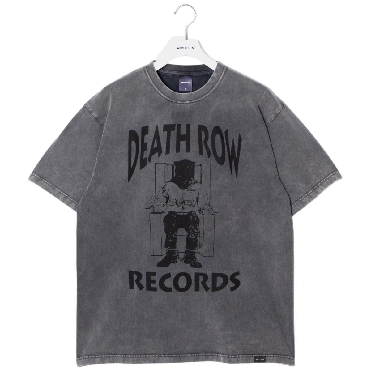 APPLEBUM<BR>"DEATH ROW RECORDS" PIGMENT DYED T-SHIRT
