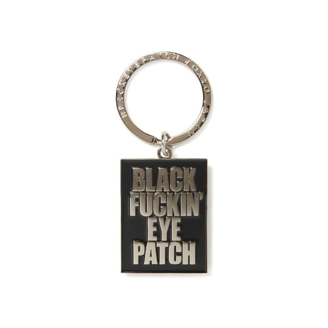 THE BLACK EYE PATCH キーホルダー BlackEyePatch《ブラックアイパッチ》BEPF PLATE KEY CHAIN