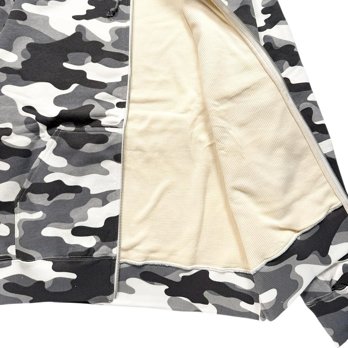 ブラックアイパッチ SMALL OG LABEL ZIP HOODIE 白 ブラックアイパッチ SMALL OG LABEL ZIP HOODIE 白 S