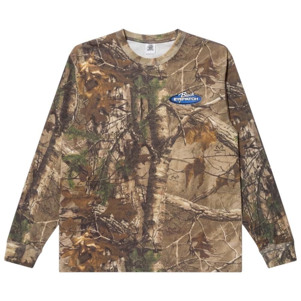 BlackEyePatch <BR>REAL TREE TEAM LOGO L/S TEE