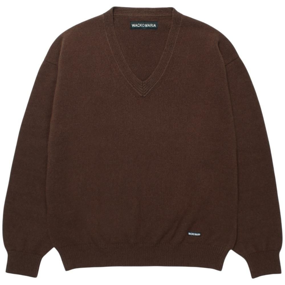 WACKOMARIA《ワコマリア》V NECK KNIT(25FW-WMK-KN09) | 公式