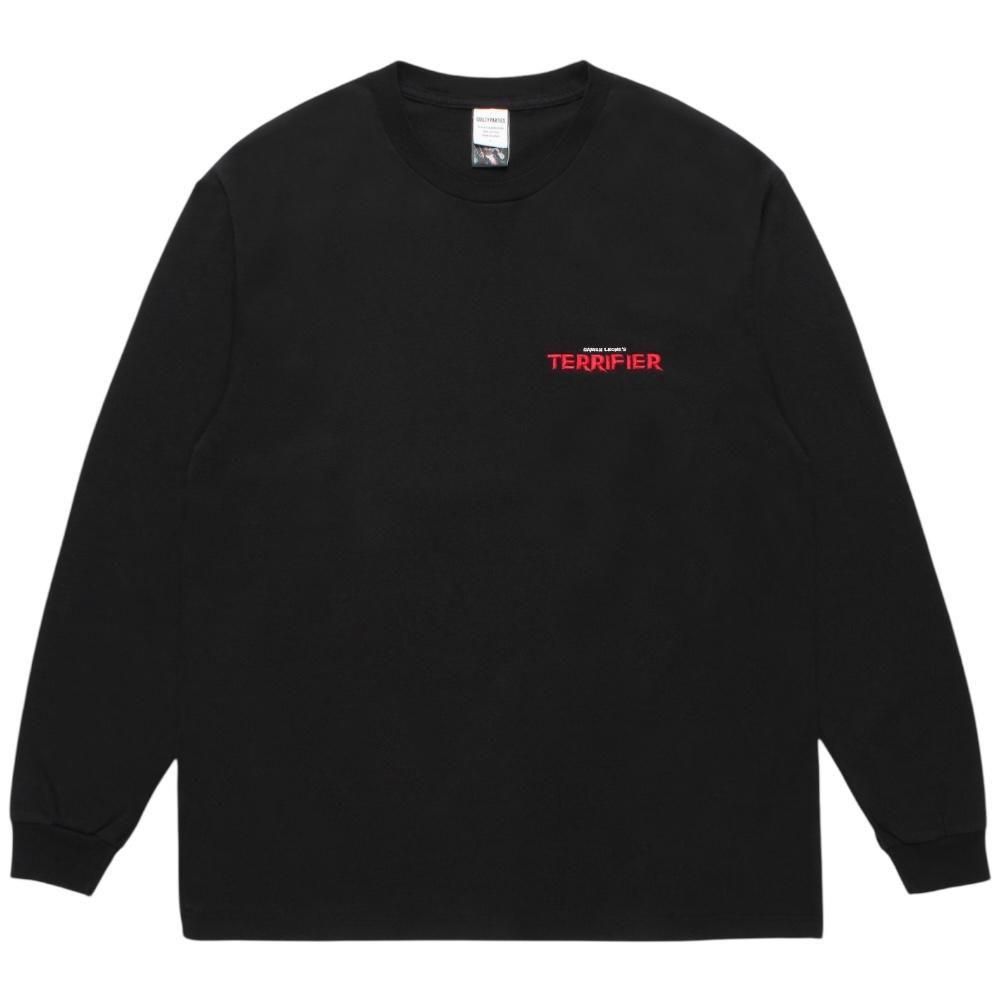 WACKOMARIA<BR>TERRIFER / WASHED HEAVY WEIGHT CREW NECK LONG SLEEVE T-SHIRT(BLACK)