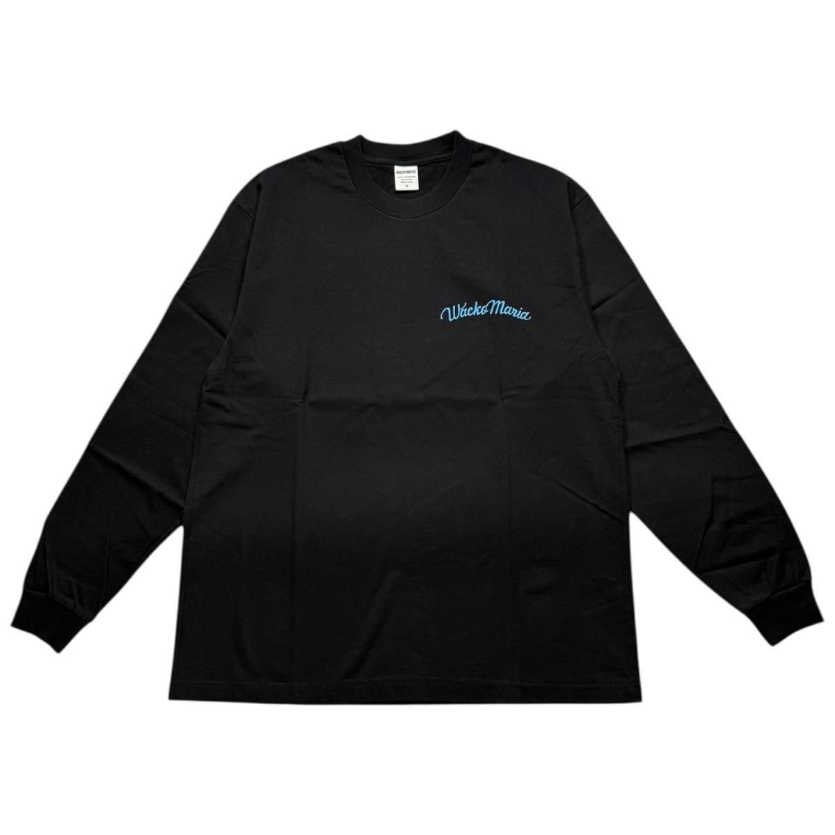 ワコマリア ウォッシュド ヘビー ウエイト クルーネック 長袖 Tシャツ L ワコマリア ウォッシュド ヘビー ウエイト クルーネック 長袖 T