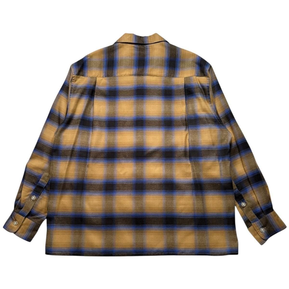 ワコマリア WACKO MARIA OMBRE CHECK SHIRT シャツ WACKOMARIA《ワコマリア》OMBRE CHECK OPEN COLLAR SHIRT L/S