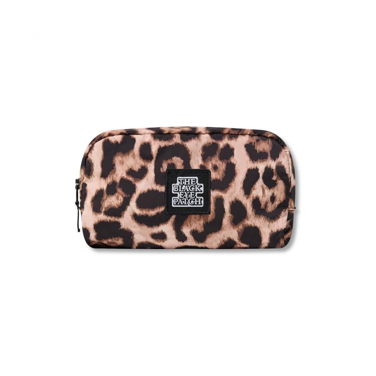 BlackEyePatch <BR>LEOPARD PATTERED RIP STOP MINI POUCH