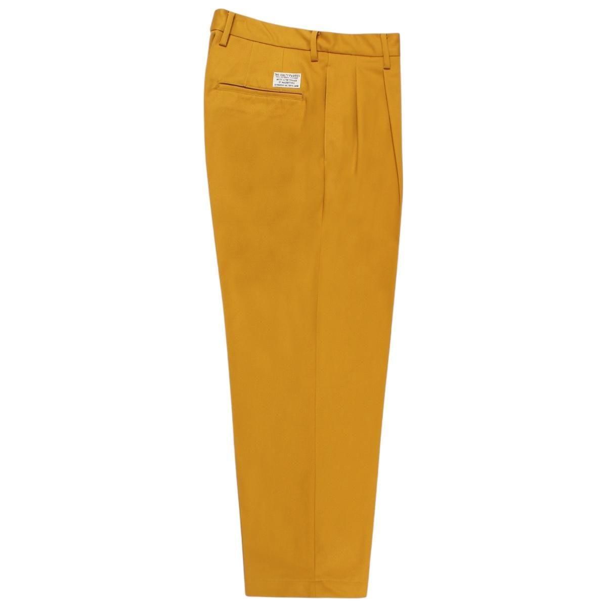 ワコマリア DOUBLE PLEATED CHINO TROUSERS M WACKO MARIA Beige Double Pleated Chino Trousers Wacko Maria