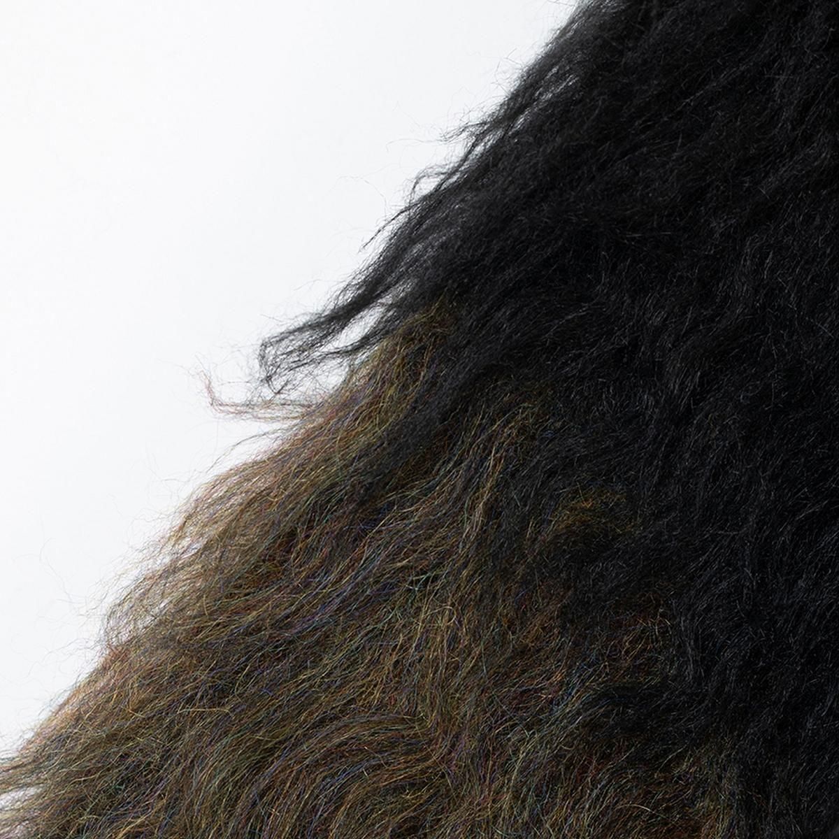 LAD MUSICIAN《ラッドミュージシャン》LOOP YARN SHAGGY BORDER KNIT