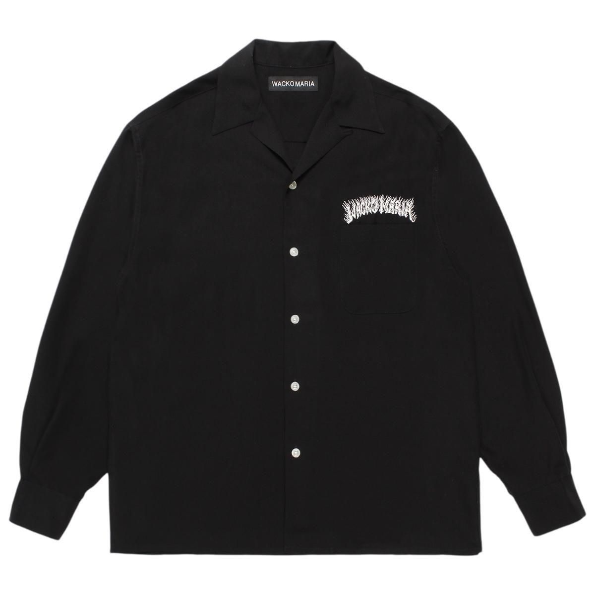 WACKOMARIA<BR>TIM LEHI / 50'S SHIRT L/S(TYPE-2)(BLACK)