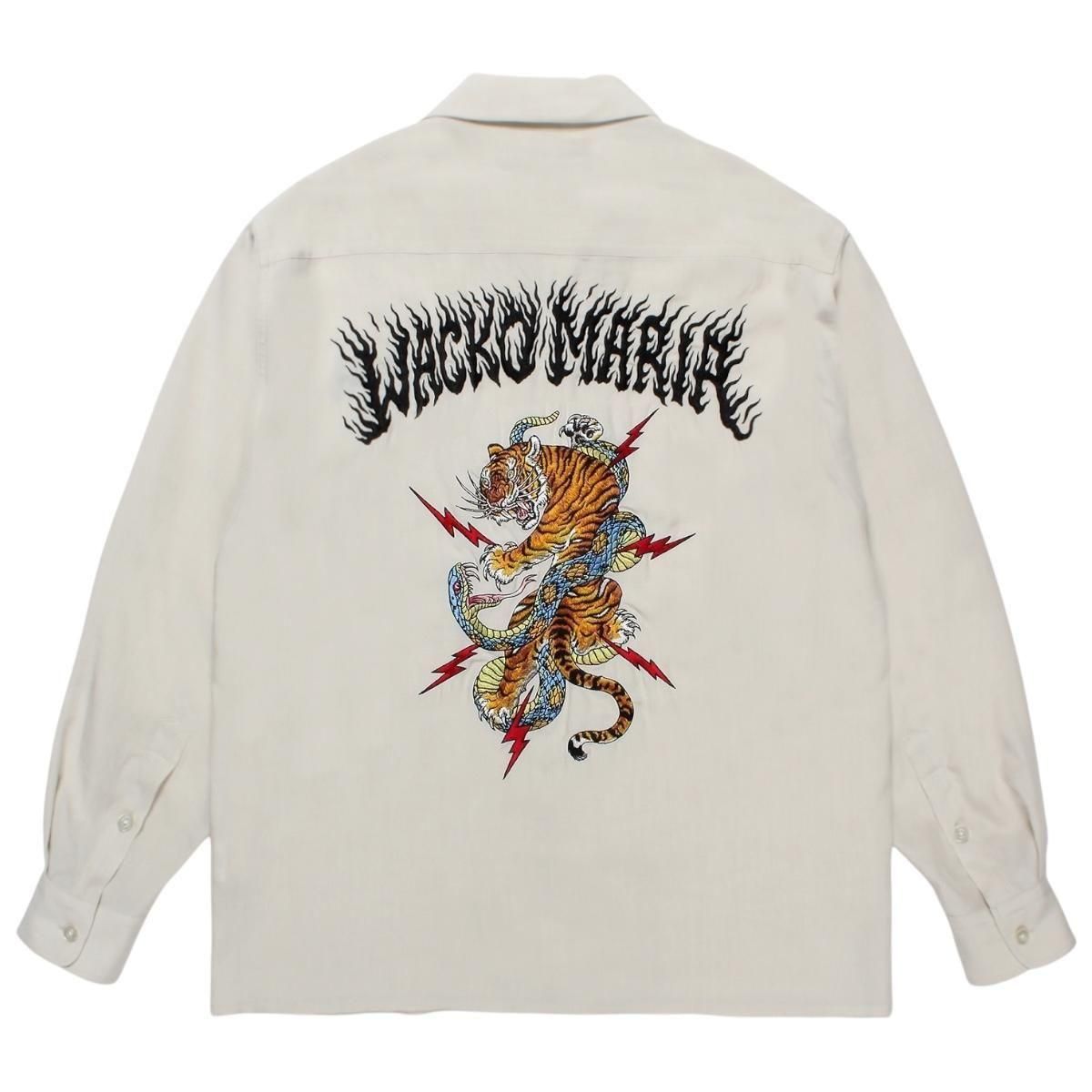 WACKOMARIA<BR>TIM LEHI / 50'S SHIRT L/S(TYPE-1)(IVORY)