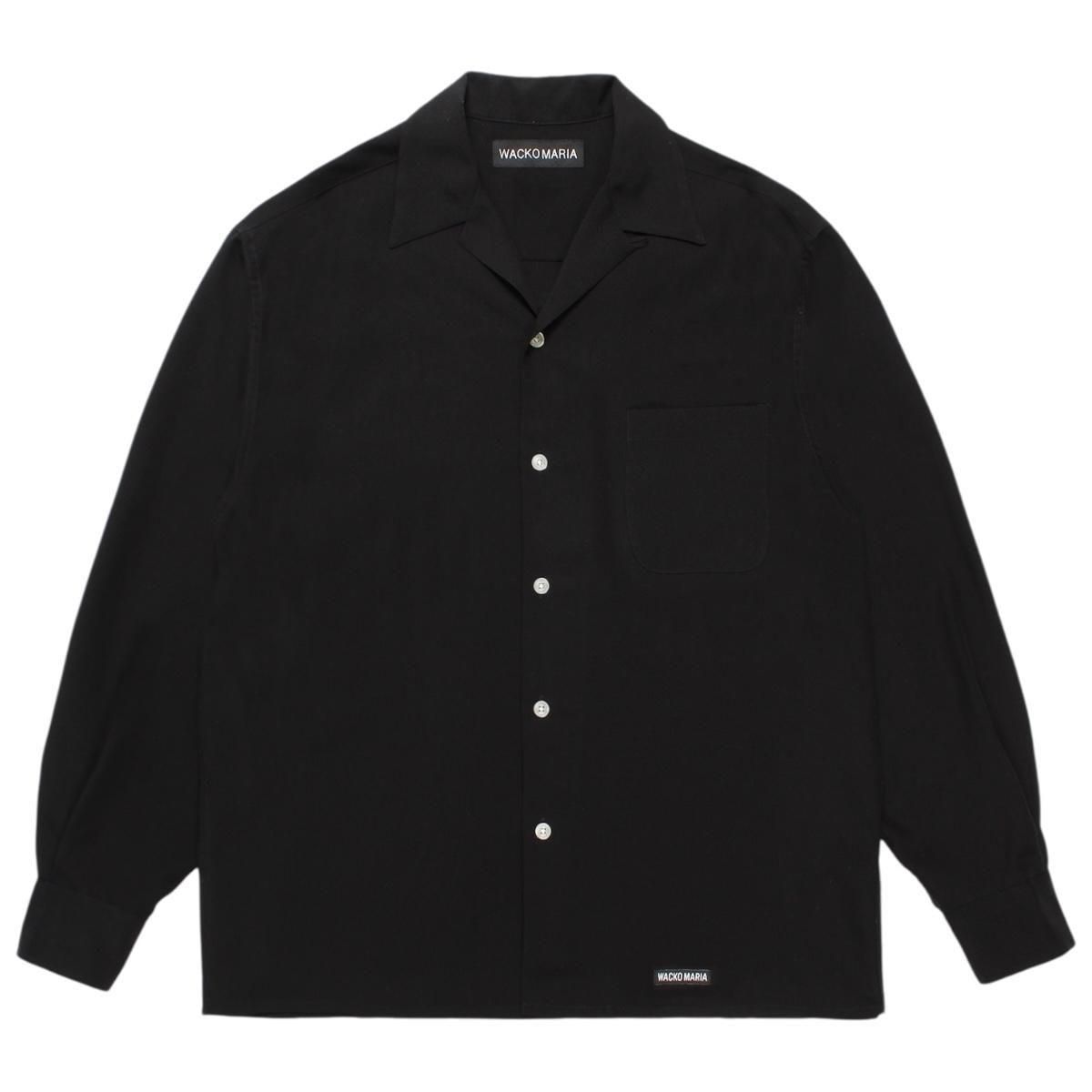 WACKOMARIA<BR>TIM LEHI / 50'S SHIRT L/S(TYPE-1)(BLACK)