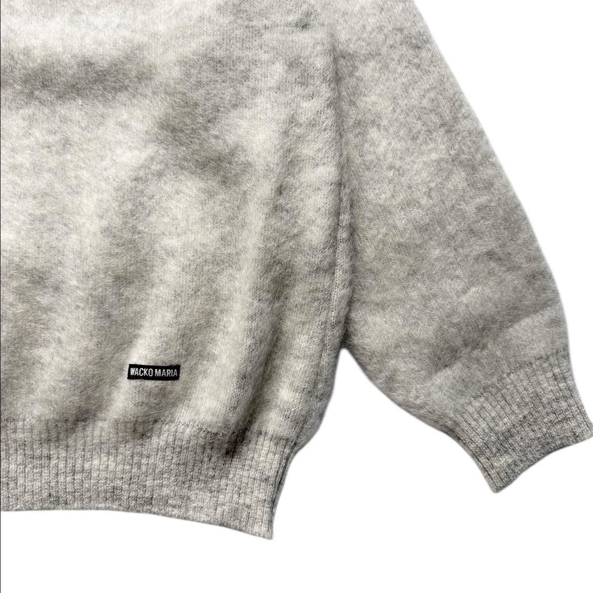 WACKO MARIA MIX MOHAIR ワコマリア　ミックスモヘア WACKOMARIA《ワコマリア》MIX MOHAIR CREW NECK SWEATER(25FW
