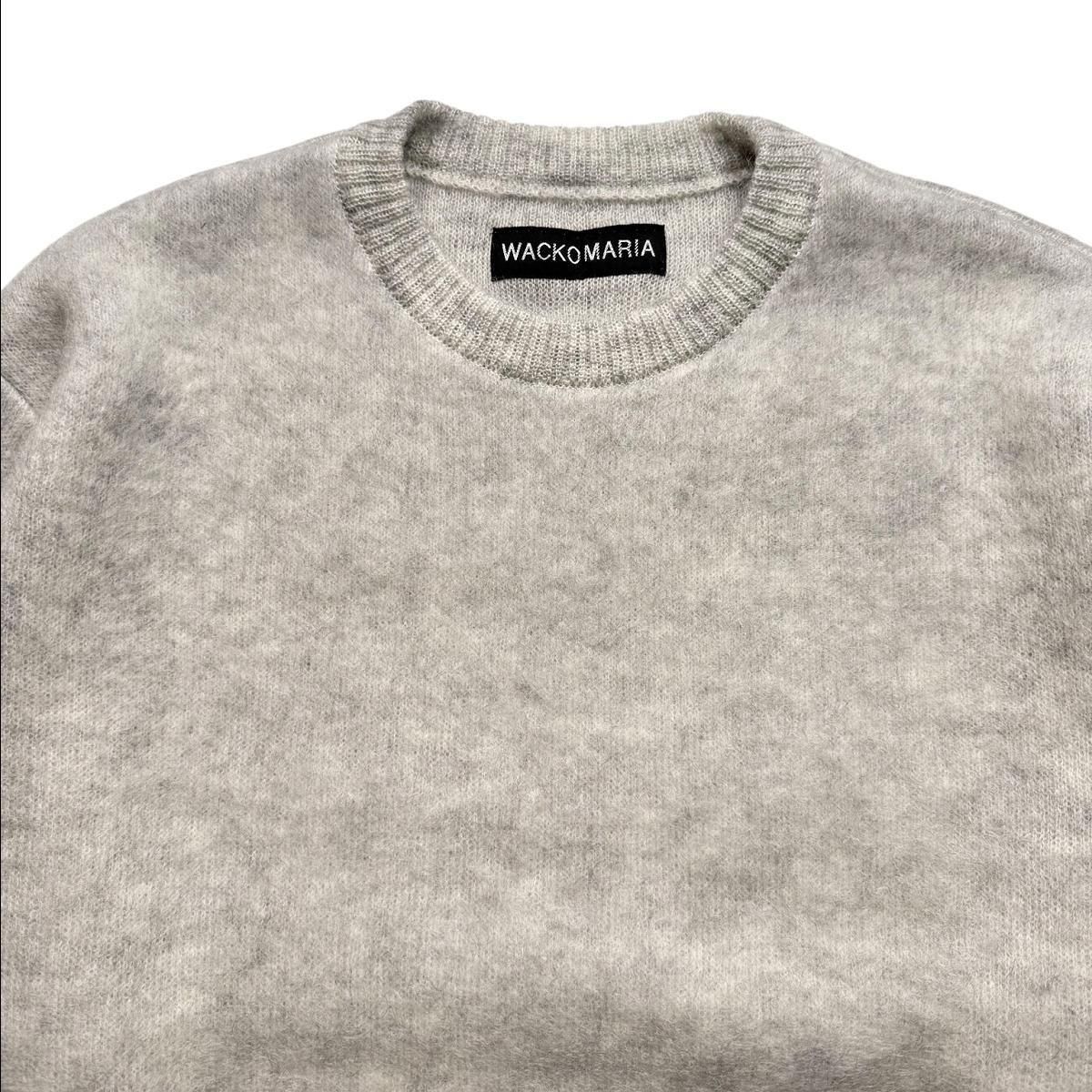 WACKOMARIA《ワコマリア》MIX MOHAIR CREW NECK SWEATER(25FW