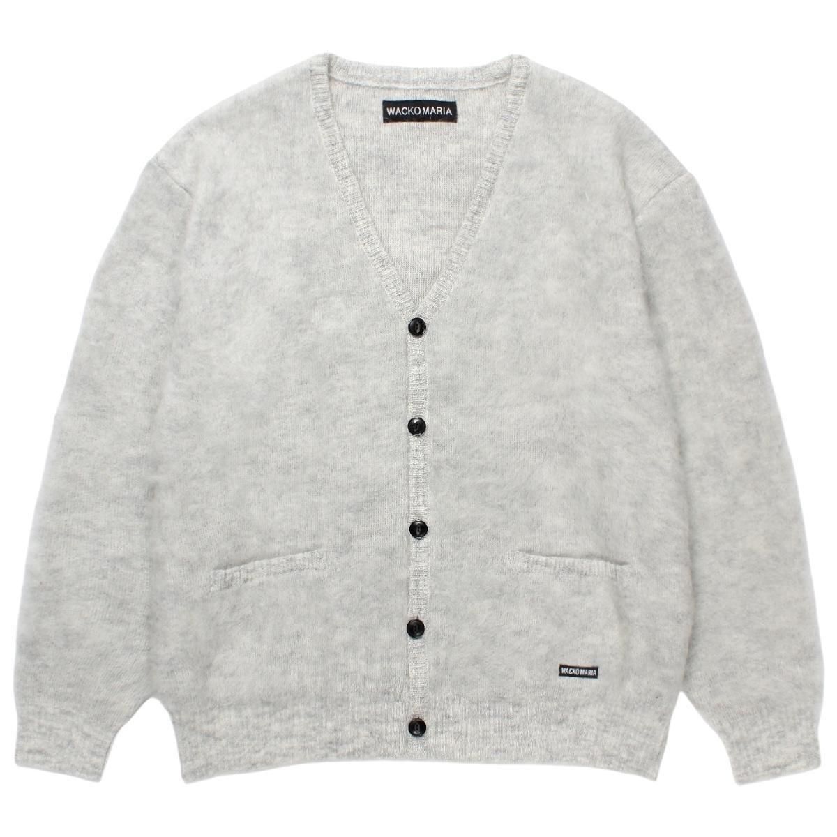 ワコマリア　ミックスモヘアカーディガン WACKOMARIA《ワコマリア》MIX MOHAIR CARDIGAN(25FW-WMK-KN02