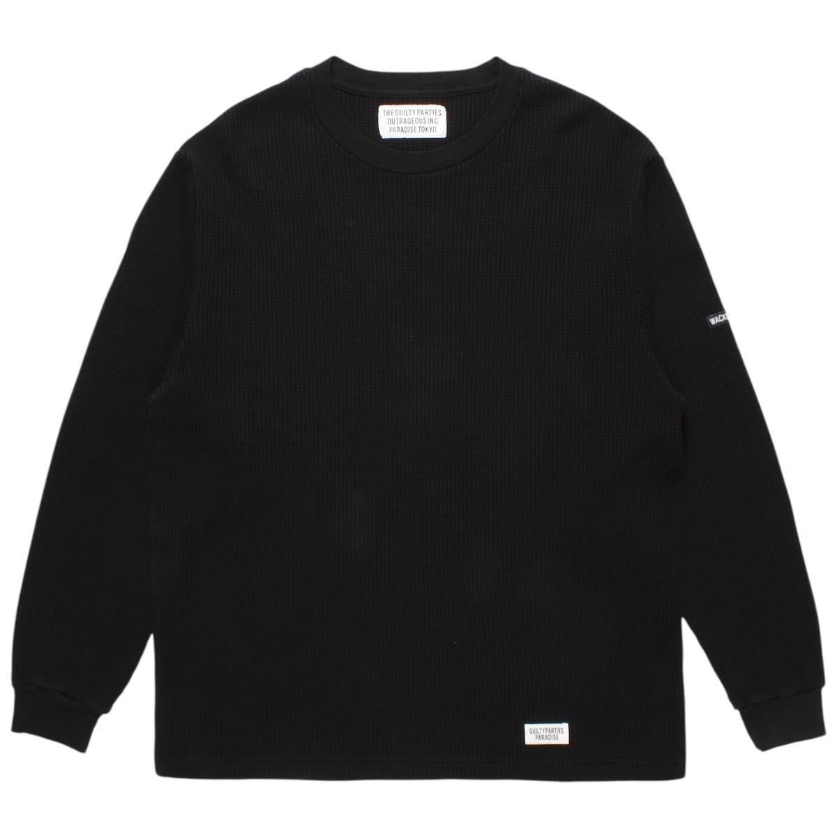 WACKOMARIA<BR>THERMAL SHIRT(BLACK)