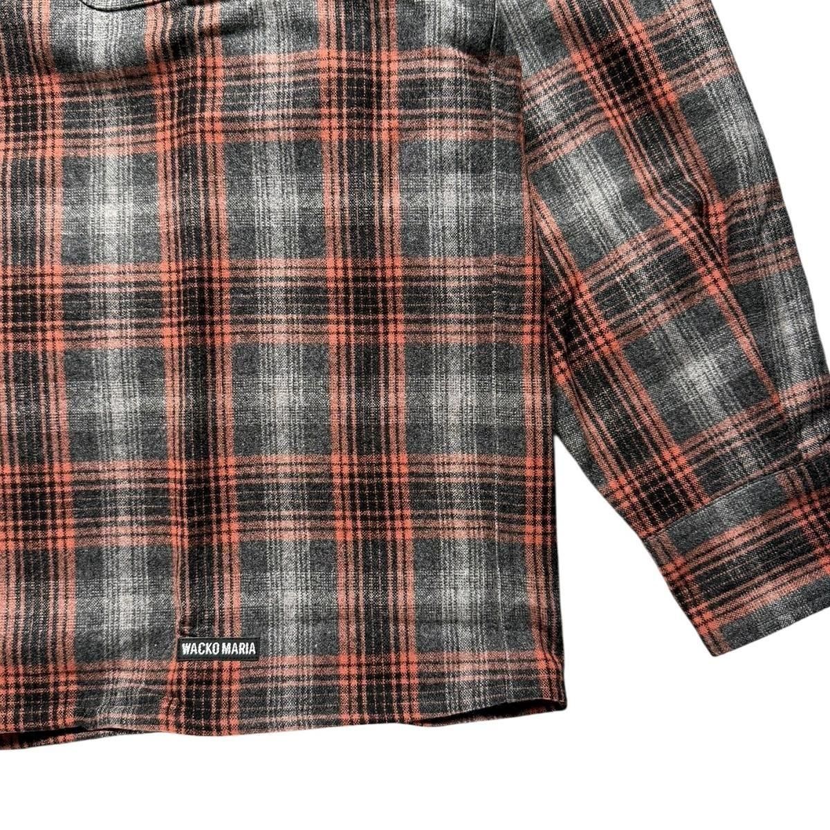 トップス WACKOMARIA PENDLETON OMBRE CHECK SHIRT 1 PENDOLTON / WOOL OMBRE CHECK OPEN COLLAR SHIRT (TYPE-1