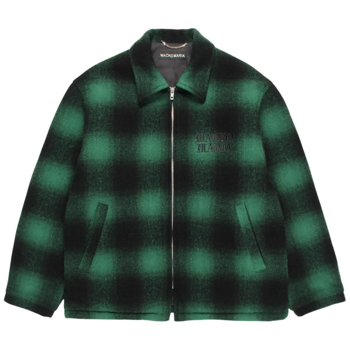 WACKOMARIA<BR>OMBRE CHECK 50'S JACKET(TYPE-2)(GREEN)