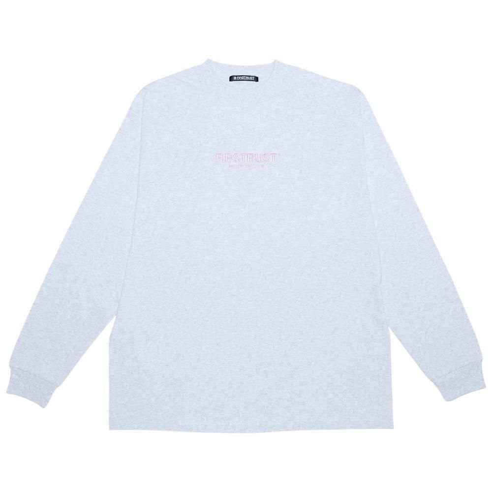 FIRSTRUST<BR>SNC LS T-SHIRT EMB | AHSOKA(GRAY)