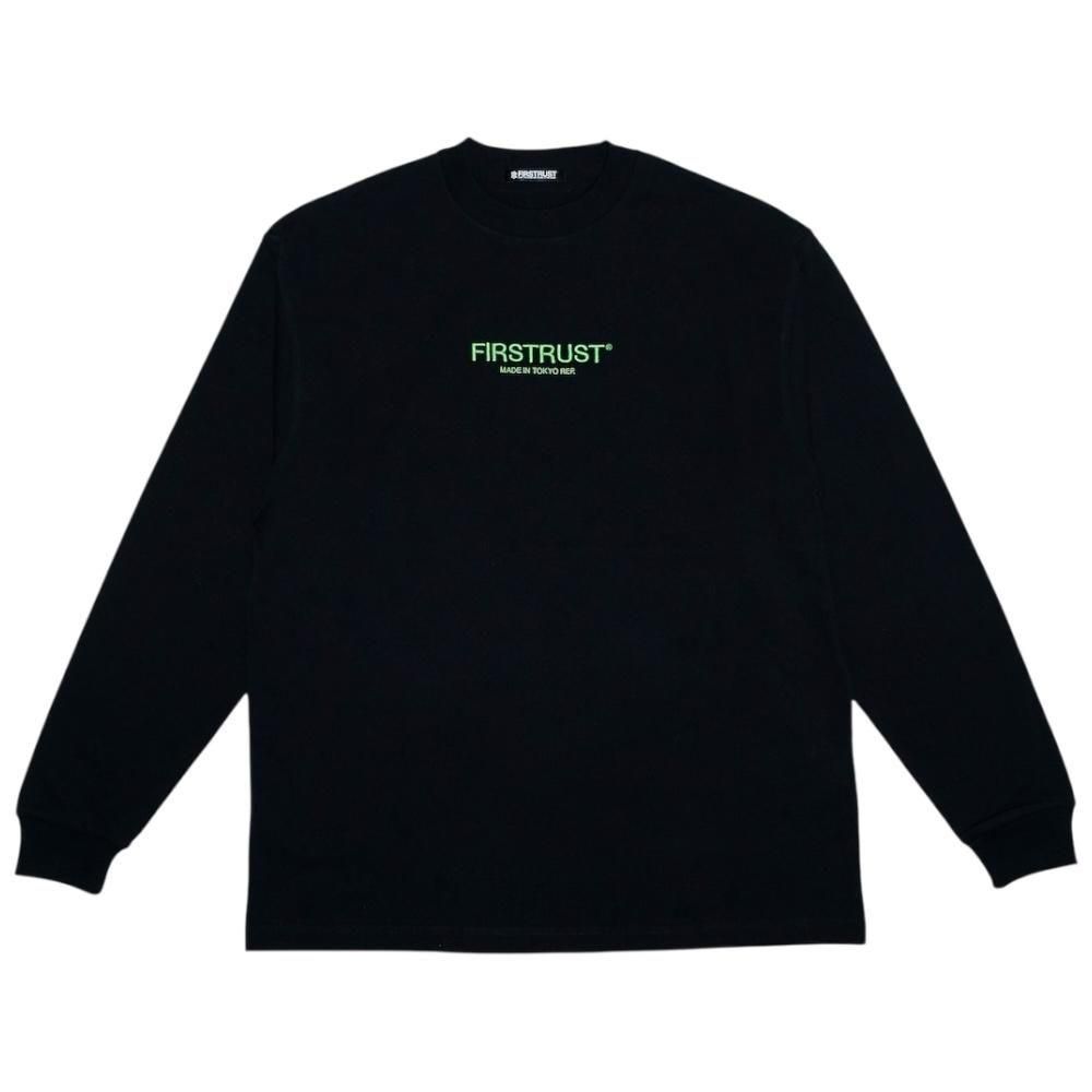 FIRSTRUST<BR>SNC LS T-SHIRT EMB | GROGU(BLACK)