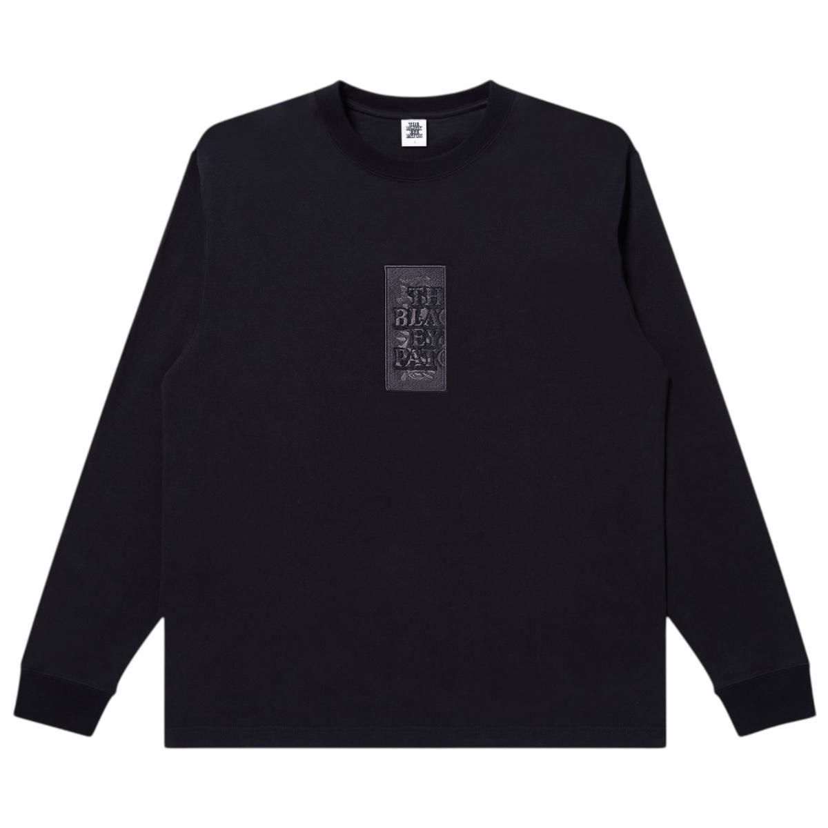 BlackEyePatch <BR>HWC SAME COLOR EMBROIDERED L/S TEE