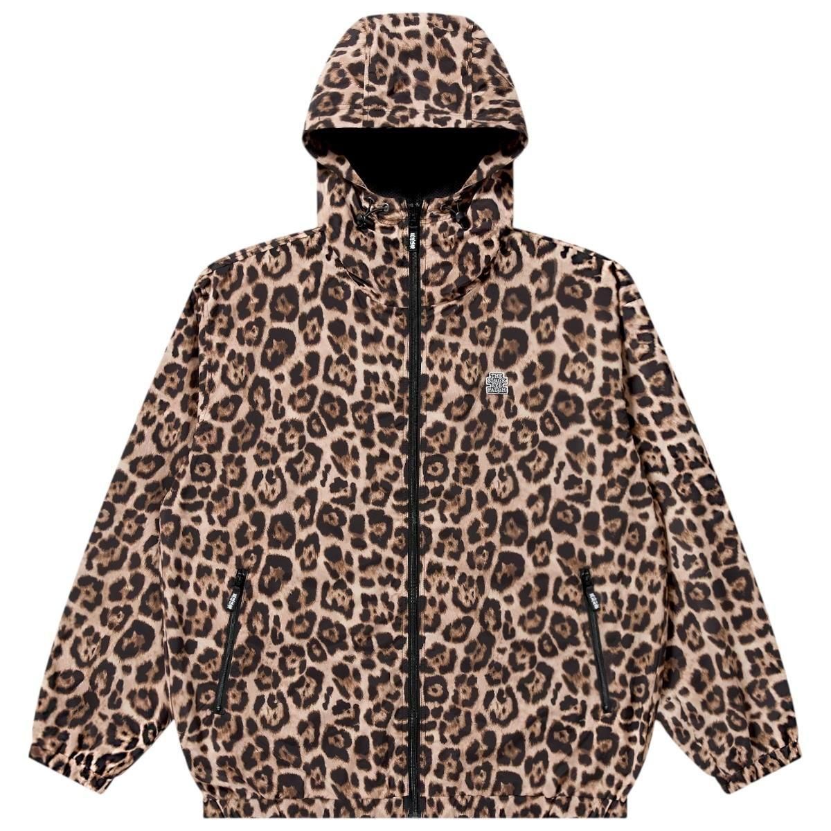 BlackEyePatch <BR>LEOPARD PATTERNED RIP STOP TRACK JACKET