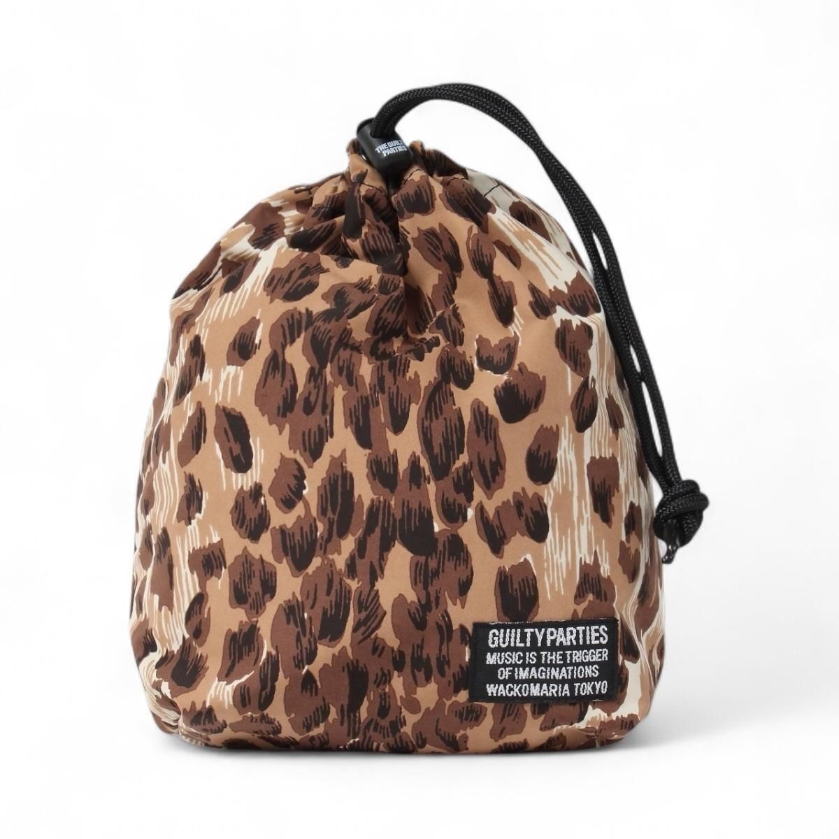 WACKOMARIA《ワコマリア》LEOPARD POUCH(BLUE)(25FW-WMA-BG13