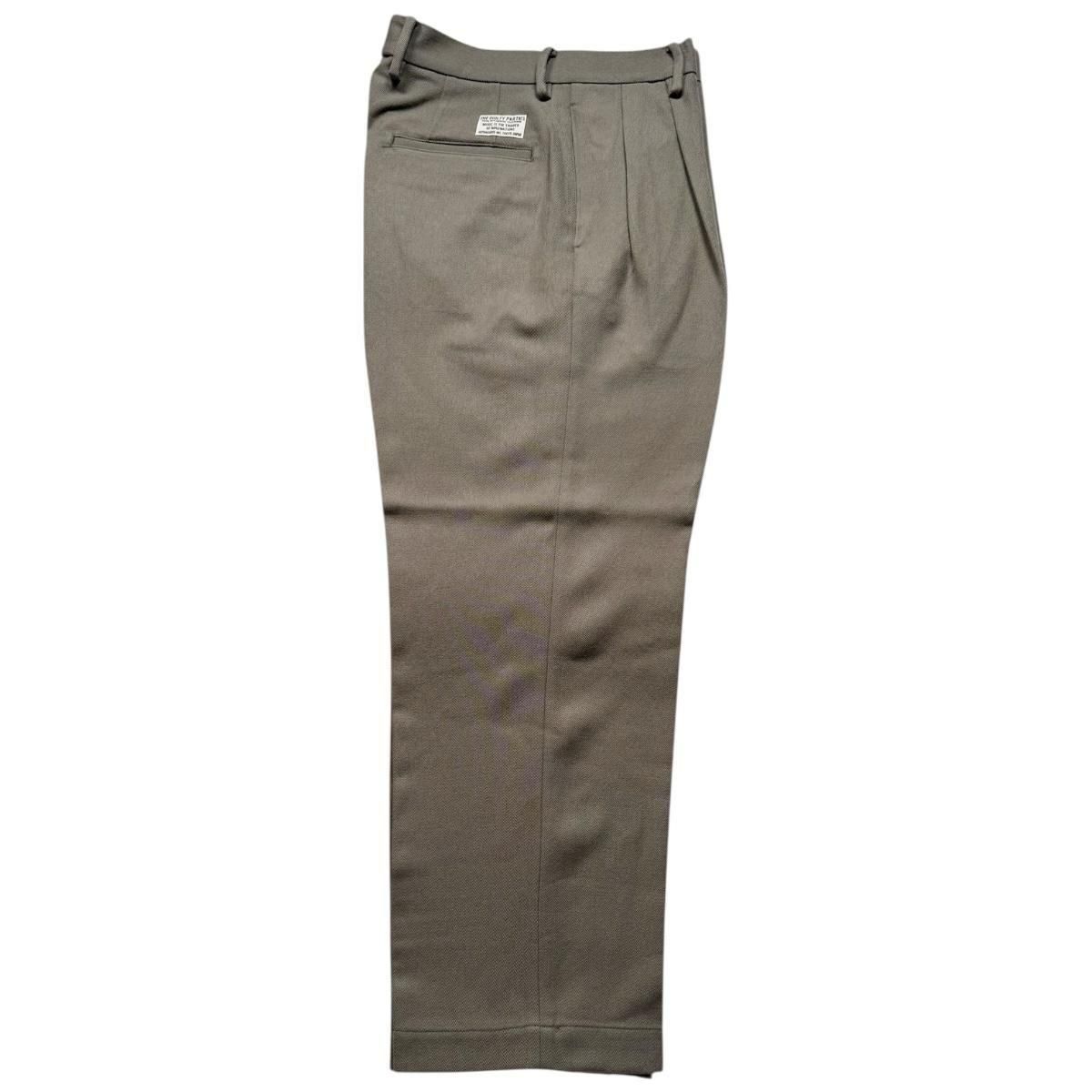 ワコマリア　PLEATED TROUSERS (TYPE-2) TIGHT / PLEATED TROUSERS ( TYPE-2 )（SMOKY-GREEN）